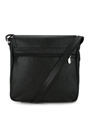 Bolso Manos Libres Macoly 037 Cuero Negro Liso
