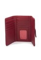 Billetera Grande Macoly A010 Cuero Rojo Liso de Macoly