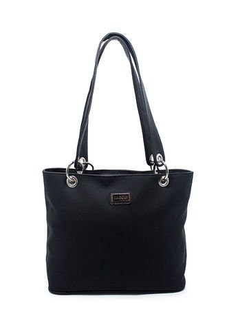Bolso De Hombro Grande Macoly 823 Eclipse Negro  Macoly