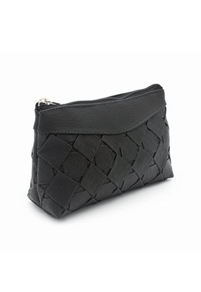 Cosmetiquera, Monedero Y Porta Esferos Capri Negro