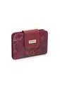Billetera Mini Macoly A018 Cuero Tala Rojo de Macoly