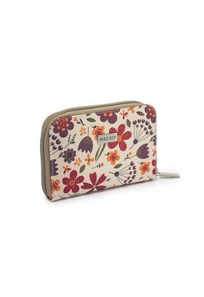 Billetera Mediana Macoly A026 Floraria Taupe