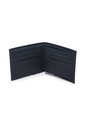 Billetera Hombre 330 Cuero Negro X Azul de Macoly