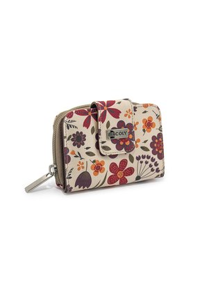 Billetera Mini A017 Floralia Taupe