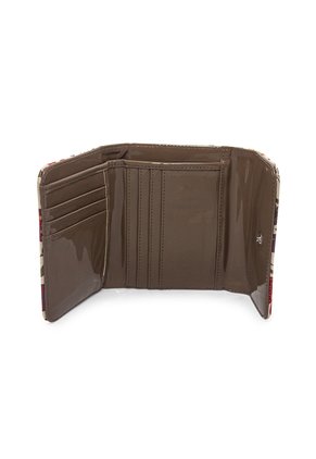 Billetera Macoly Mini A027 Floralia Taupe