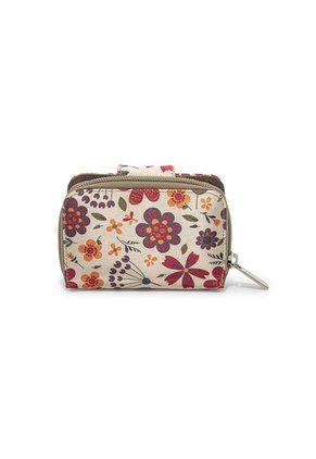 Billetera Mini A017 Floralia Taupe