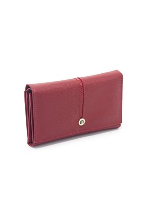 Billetera Cuero Macoly 051 Rojo Liso