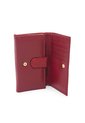 Billetera Cuero Macoly 051 Rojo Liso de Macoly