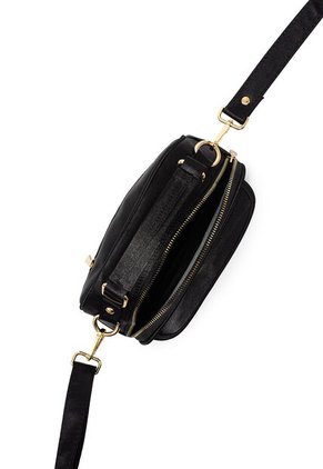 Bolso Manos Libres Macoly 701  Razzo Negro Oro