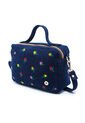 Bolso Manos Libres Macoly M401 Jean Bordado de Macoly