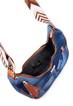 Bolso Manos Libres Macoly VO08 Jean X Reata Miel