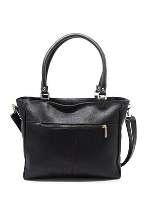 Bolso De Hombro M778 Cuero Negro Liso