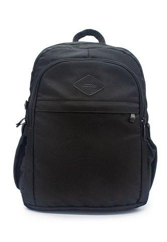 Morral Mediano Macoly 302 Lona Negro Satinado Macoly