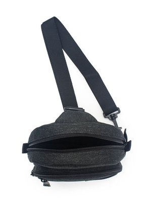 Bandolera Manos Libres Macoly Koala 299 Lona Negro Textil