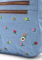 Bolso Manos Libres Macoly M820 Jean Bordado de Macoly