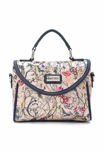 Cartera Manos Libres Macoly 876 Dalia Azul Macoly