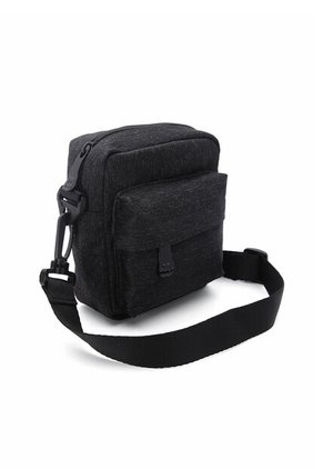 Bolso Manos Libres Macoly 317 Lona Negro Textil