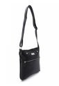 Bolso Manos Libres Macoly 864 Cuero Negro Liso Niquel de Macoly