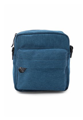 Bolso Manos Libres Macoly 317 Lona Azul Agua Textil