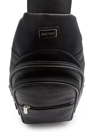 Bandolera Manos Libres SO 1020 Cuero Negro