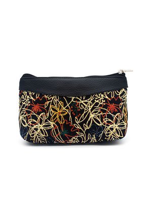 Cosmetiquera, Monedero Y Portaesferos Yacar Negro Valparaiso