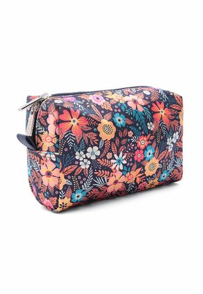 Cosmetiquera Grande Macoly Flora Azul