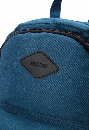 Morral Pequeño Macoly 314 Lona Azul Agua Textil