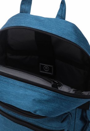 Morral Pequeño Macoly 314 Lona Azul Agua Textil