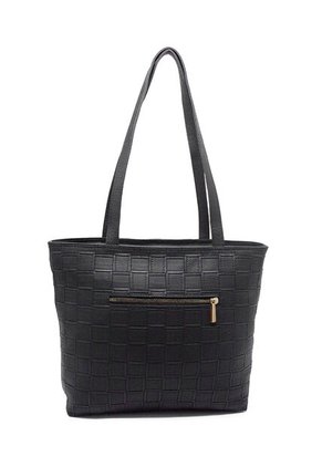 Bolso De Hombro Macoly 705 Lambani Negro Oro