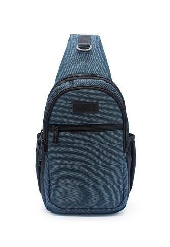 Bandolera Manos Libres Macoly Koala 281 Lona Azul Electron Macoly