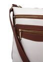 Bolso Manos Libres Macoly 751 Mix Blanco X Miel Oro de Macoly