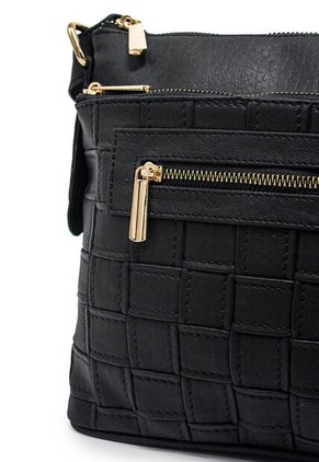 Bolso Manos Libres Macoly 817 Lambani Negro Oro