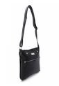 Bolso Manos Libres Macoly 864 Cuero Negro Liso Niquel de Macoly