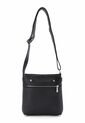 Bolso Manos Libres Macoly 864 Cuero Negro Liso Niquel de Macoly