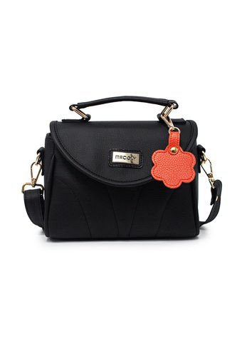 Cartera Manos Libres Macoly 876 Lilium Negro Macoly