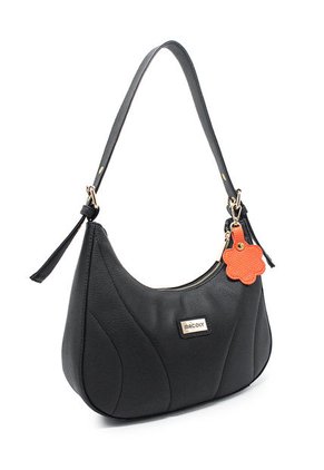 Bolso De Hombro Macoly 872 Lilium Negro