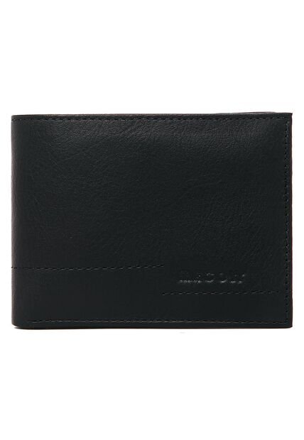 Billetera Hombre 307 En Cuero Negro