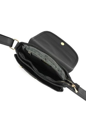 Bolso Manos Libres Macoly 038 Marsella Negro Oro