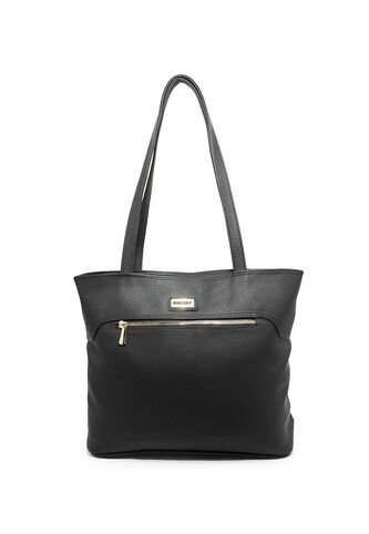 Bolso De Hombro Macoly 877 Marsella Negro Oro Macoly