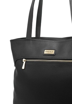 Bolso De Hombro Macoly 877 Marsella Negro Oro
