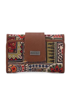 Billetera Mediana A016 Cuero Miel X Yacar