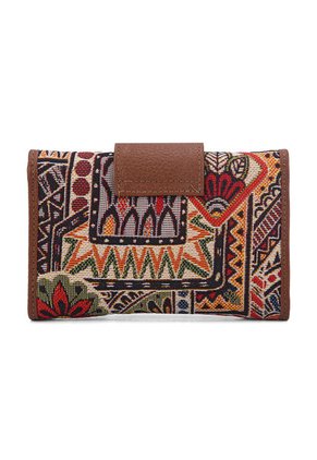 Billetera Mediana A016 Cuero Miel X Yacar