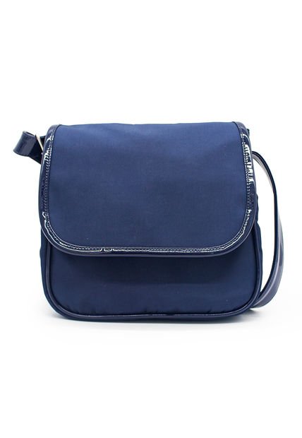 Bolso Manos Libres Macoly 038 Satin Azul