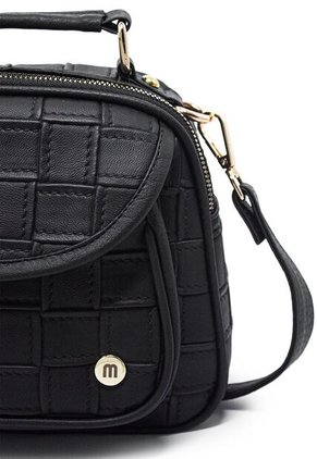 Bolso Manos Libres Macoly 701 Lambani Negro Oro
