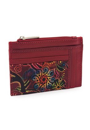 Portadocumento Plano AM14 Cuero Tala Rojo