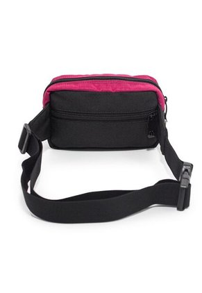 Canguro En Lona 292 Correa Corta Para Uso Riñonera Negro X Fucsia