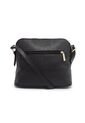 Bolso Manos Libres Macoly 789 Cuero Negro Oro de Macoly