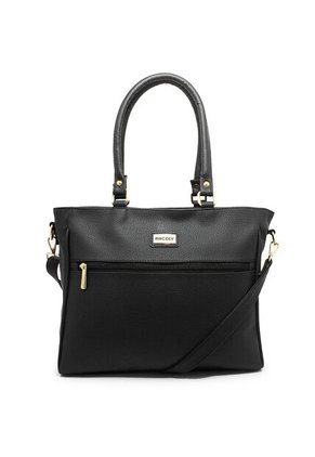 Bolso De Hombro Grande Macoly 878 Marsella Negro Oro