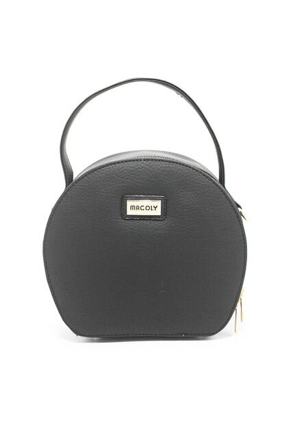 Cartera Manos Libres Macoly 776 Marsella Negro Oro