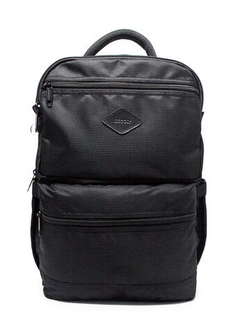 Morral Grande Viajero Macoly 295 Lona Negro Textura Macoly